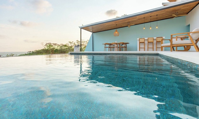 Santiago Villa | Ocean view luminous Villa Blume, family and pet friendly