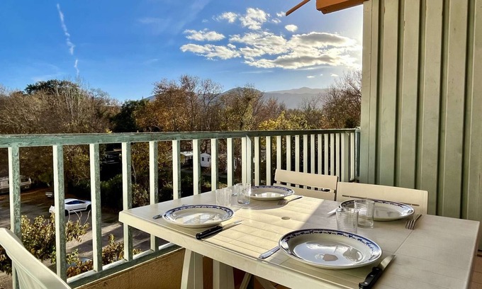Argeles Plage Apartamento | Estudio acogedor con terraza para 4 personas, a 200m de la playa, en Argelès-sur-Mer