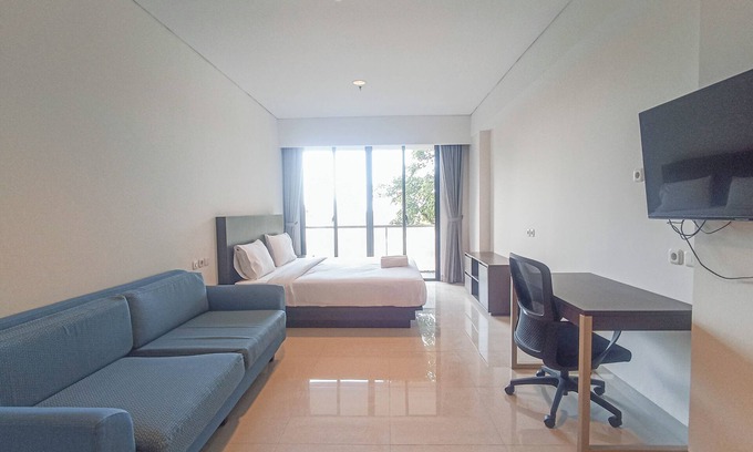 By Pass Ngurah Rai Apartamento | Stylish Studio (No Kitchen) Apartment At Skales Residence Nusa Dua Bali
