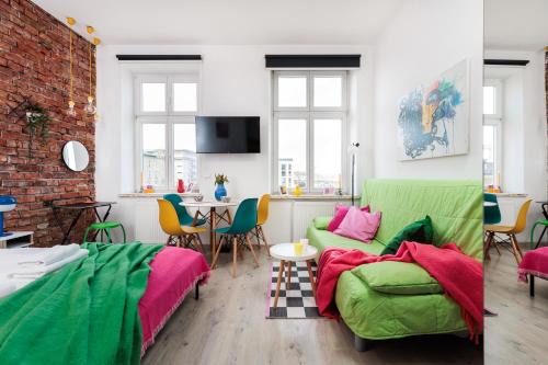 Stare Podgorze Apartamento | Stylish Vibrant Studio - Kraków, Podgórze