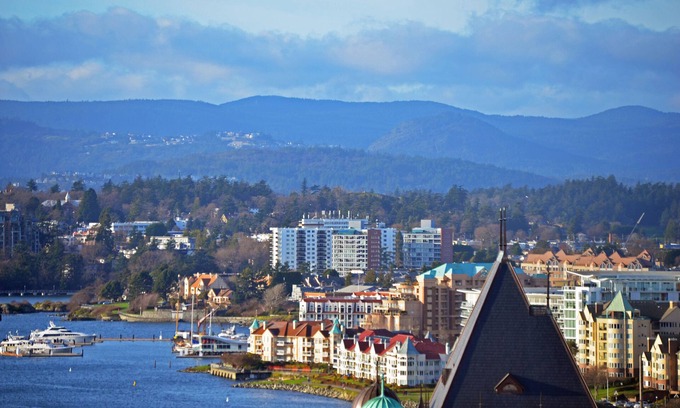 Downtown Victoria Apartamento | Sub-Penthouse19th Fl. S.W.180 Degree Ocean View Overlooking the Inner Harbour .