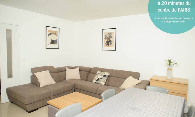 Montaigut Casa | Suberb T5 near Paris, Créteil