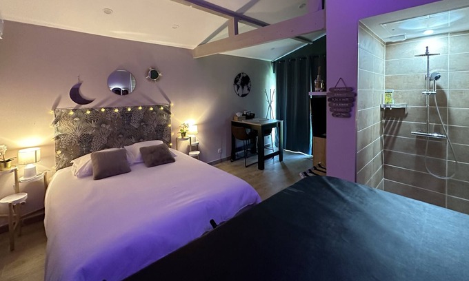 Chateau-Arnoux-Saint-Auban Cama Y Desayuno | Sublime Studio Chambre Avec spa Privé et Jardin