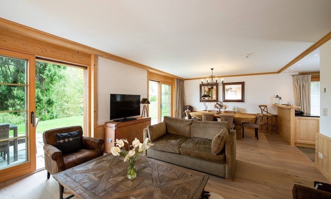 Villars-sur-Ollon Condominio | Suite Chaleureuse avec Terrasse Privée