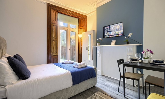 Hackney Central Apartamento | Suite-De Lujo-Baño compartido-Vista al Jardín-2