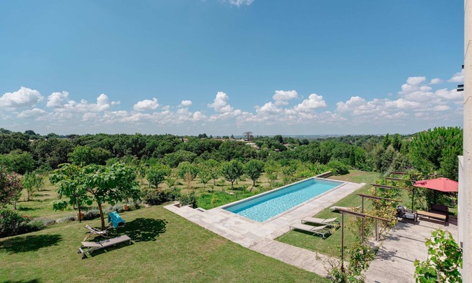 Carignan-de-Bordeaux Apartamento | Suite haut de gamme dans domaine luxuriant