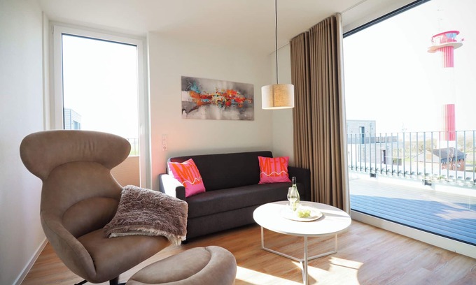 Marienleuchte Apartamento | Suite Relax 3.0 - Roof terrace. Sauna. Baltic Sea view.