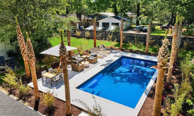 North Charleston Casa | SullyChic 5 Bedroom | Private Lux Pool Park Circle