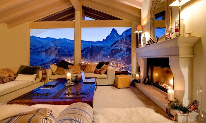 Zermatt Chalet De Esquí | Sumptuous Chalet with Scenic Matterhorn Views