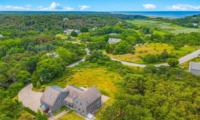 Truro Casa | Sun-filled escape with hot tub, deck, bikes, grill, W/D, & central AC