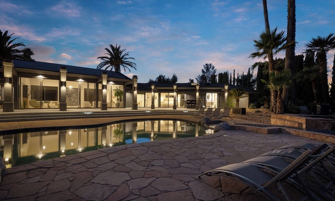 Valley Center Casa | Sun-Kissed Estate Pool Tennis Mountain Views