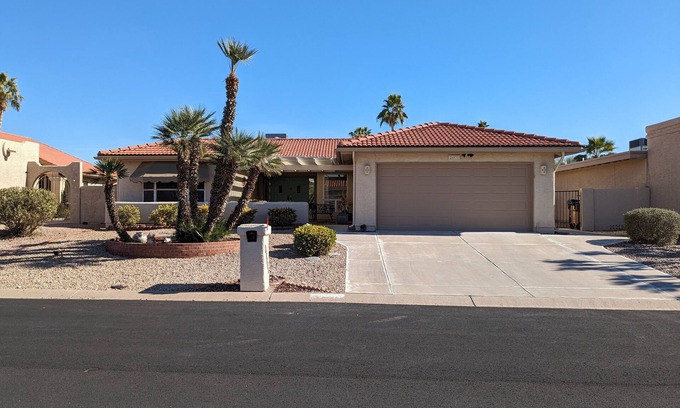Cottonwood Casa | Sun Lakes Resort 2 bedroom, 2 bath house with Golf cart