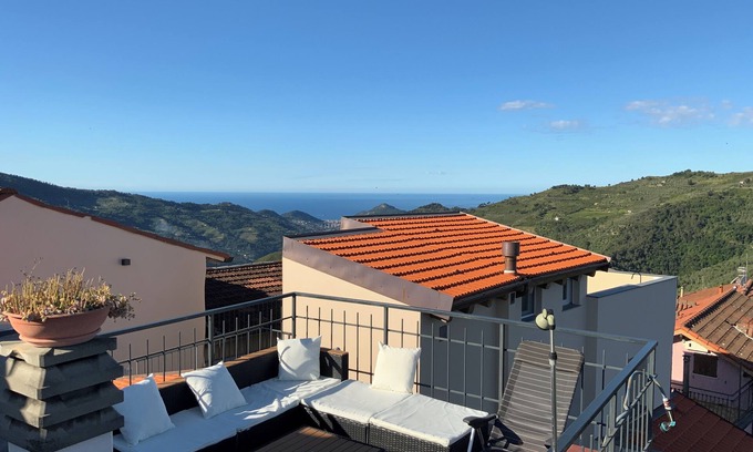 Perinaldo Casa | Sun. Sea. Mountains. Family-friendly village house in Liguria, Italy.