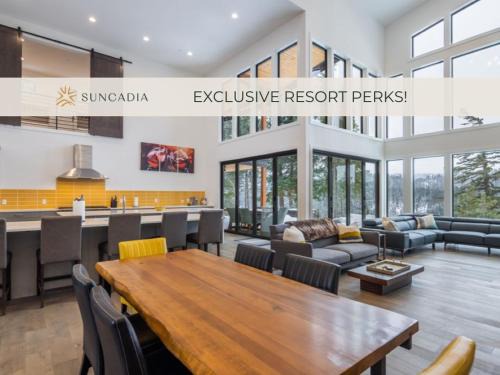 Cle Elum Casa | Suncadia 7 Bdrm Home with Amazing View and a Hot Tub