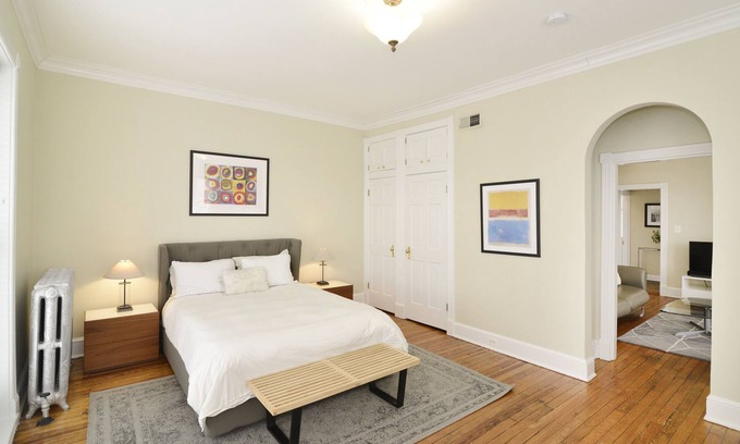 Georgetown Apartamento | Apartamento en el ático de Georgetown en casa urbana clásica