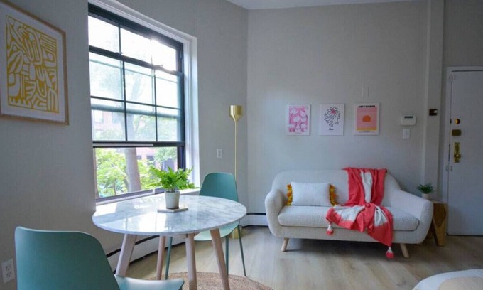 Prudential - St. Botolph Apartamento | Sunkissed Studio near South End