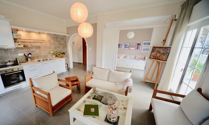 Palaio Tsifliki Apartamento | Vistas al mar decoradas con buen gusto. descuento del 10% entre 25/09 - 31/10/19