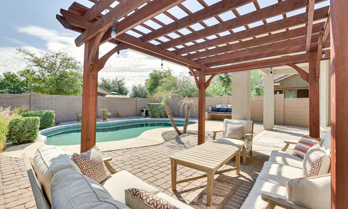 Litchfield Manor Casa | Sunny Arizona Getaway w/ Heated Pool & Patio!