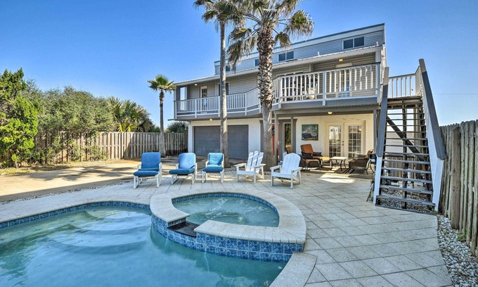 Flagler Beach Casa | Sunny Florida Home w/ Decks & View, Steps to Beach