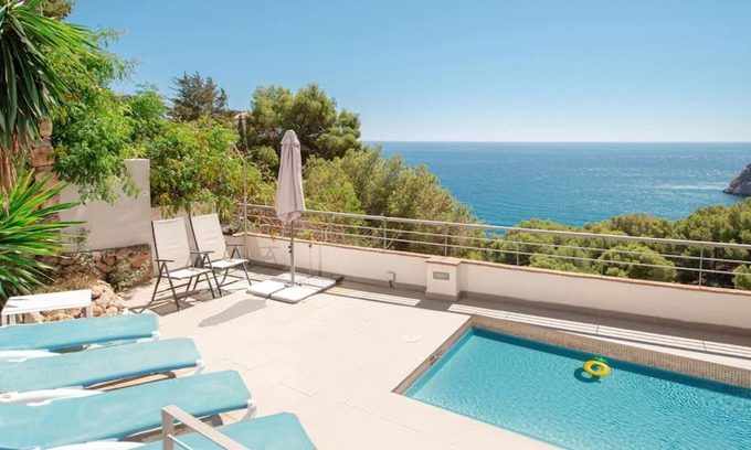 Almuñécar Casa | Sunny house with great sea views, 3 terraces, private heated pool and sauna