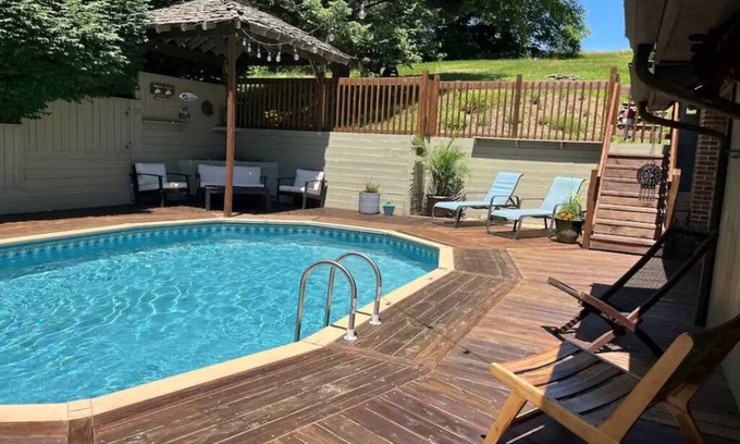 Willow Street Casa | Sunny & Spacious A-Frame with Private Pool and Panoramic Amish Country Views