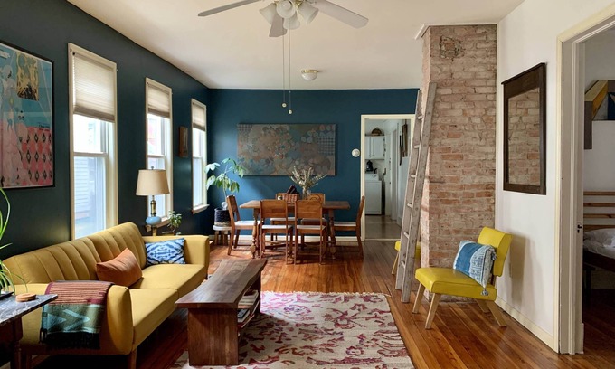 Stockade Historic District Apartamento | Soleado y espacioso pied-á-terre por Union College & Proctors Theater.