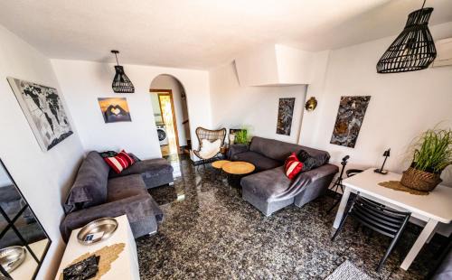 Puerto de Mazarrón Villa | SunRise Den, a pie de playa, vista al mar y piscina