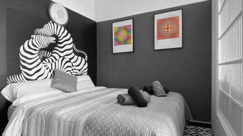 Miami Platja Apartamento | Sunrise Estudio Zebra, con vistas jardín y mar