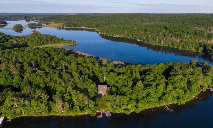 Pillager Casa | Amanecer en el lago Sylvan