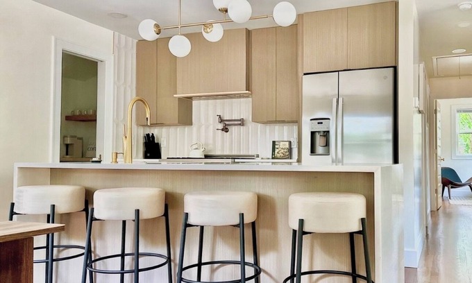 Raleigh Casa | Sunroom Bliss, Dry Bar Delight, One Level, Walk-in Shower: Behind Duke Hospital