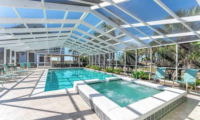 Port St. Joe Casa | SunScape & SeaScape: Beachfront, 2 Kitchens, Elevator, Pool/Spa, Pet-Friendly