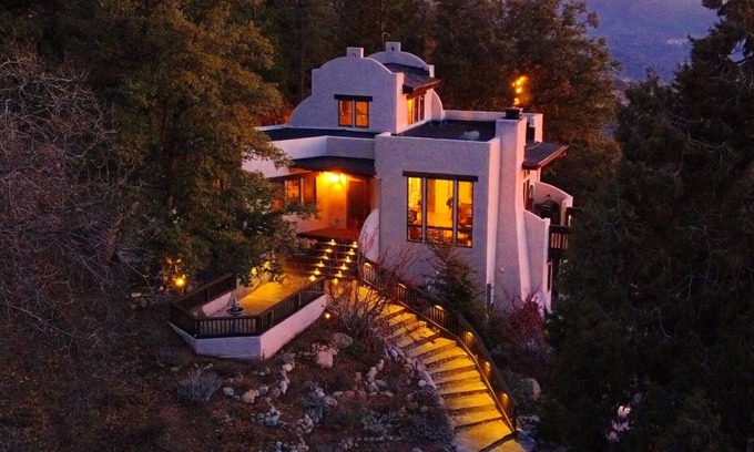 Idyllwild Casa | Sunset Acres- Romántico- senderos privados, 3 minutos a la ciudad, vistas de 270 grados, 5 acres