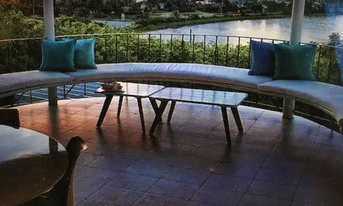 Sandy Ground Cabaña | Sunset views over Sandy Ground