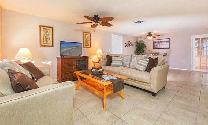 South Venice Casa | Sunset Villa -Cerca de la playa y Shamrock Park - Pase de ferry incluido - Cercado