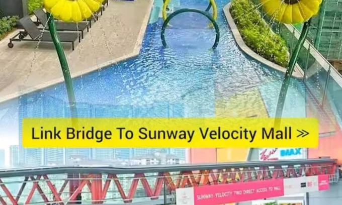 Maluri Apartamento | Link bridge to the mall & MRT ! Family-sized condo with game room & swmming pool