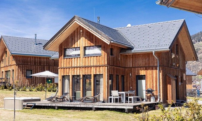 Sankt Lorenzen ob Murau Chalet De Esquí | Superior Chalet # 23 with IR Sauna & Whirlpool