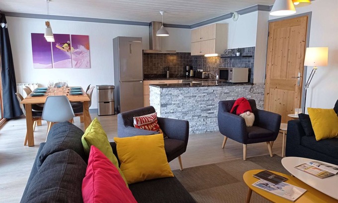 Val-Thorens Apartamento | Superb apt 8/10 people 105m² in the heart of the resort
