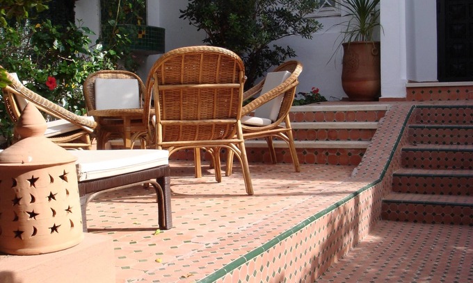Cite Charaf Casa | EXCELENTE CASA Barrio residencial CHARAF AGADIR Jardín de flores Patio terraza