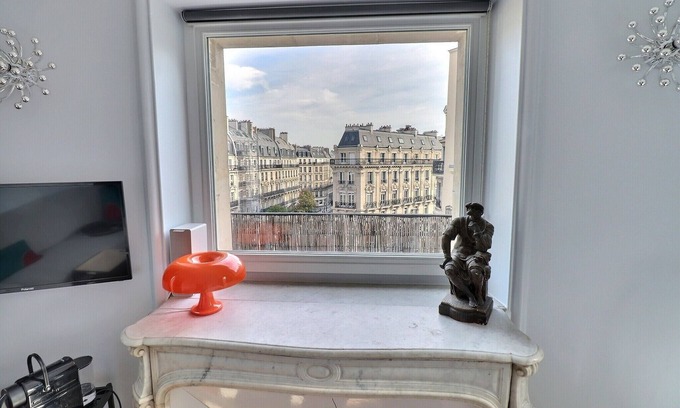 Les Halles Apartamento | Superb Studio Fireplace Balcony Air-conditioning