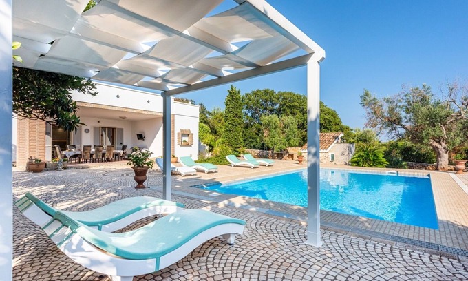 Marina di Felloniche Villa | Magnífica villa con piscina, Leuca, Salento
