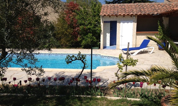 Grans Villa | Superb villa, private pool, poolhouse, garden, quiet ideal for families