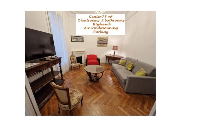 Mantega Apartamento | Superbe 4 pièces 75 m carrés pour 2 à 6 personnes Centre Parking 3 jours minimum