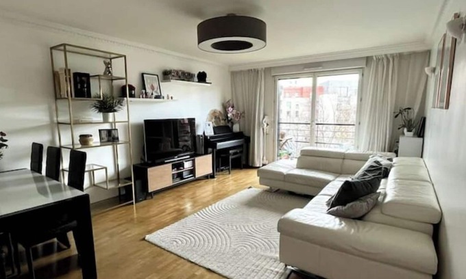 Gennevilliers Apartamento | Superbe Appartement 3 Chambres