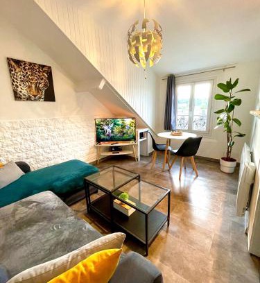 Juvisy-sur-Orge Apartamento | Superbe Appart entier au pied de la Gare RER, à 15 min de Paris & Orly
