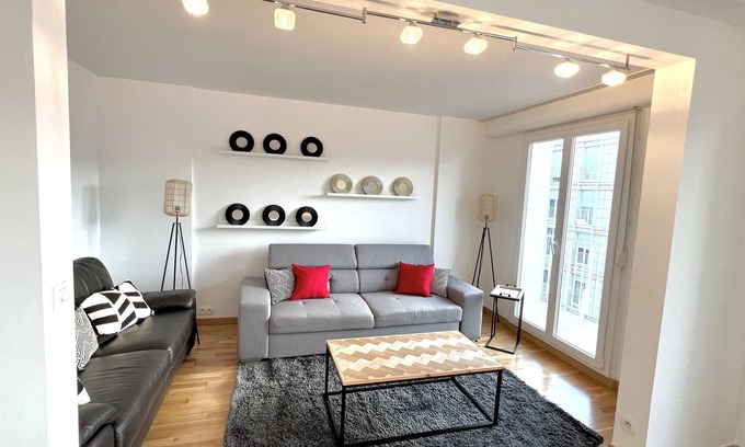 Saint-Gratien Apartamento | Superbe Appartement en Centre-ville, 20 min de Paris, 5 min Denghien