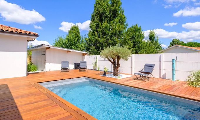 Parentis-en-Born Casa | Superbe maison avec piscine
