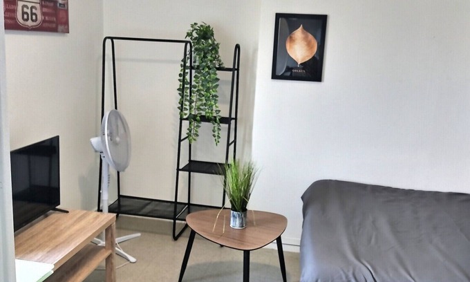 Evreux Apartamento | Superbe Studio 2 Face Gare, Wifi Gratuit, Belle Vue sur Ville, Proche Commodités