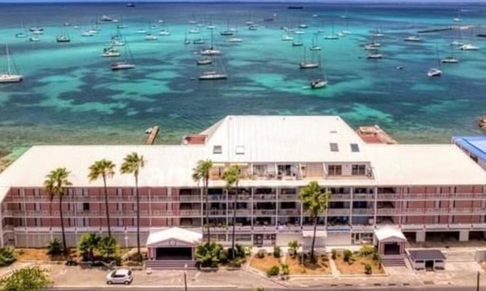 Marigot Apartamento | Superbe studio Dolce Vita vue mer plage piscine