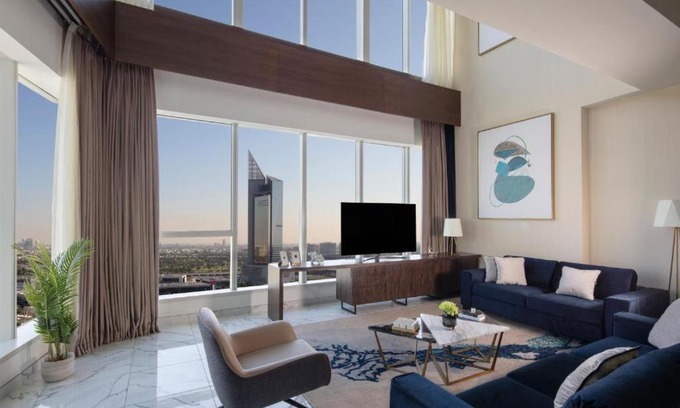 Dubai Media City Apartamento | Superior Duplex Apartment Near The Media Lounge Palm By Luxury Bookings
