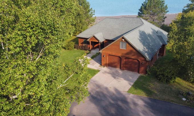 Atlantic Mine Casa | Superior Retreat: Soak Up the Summer Sun on Lake Superior's Black Sand Beach